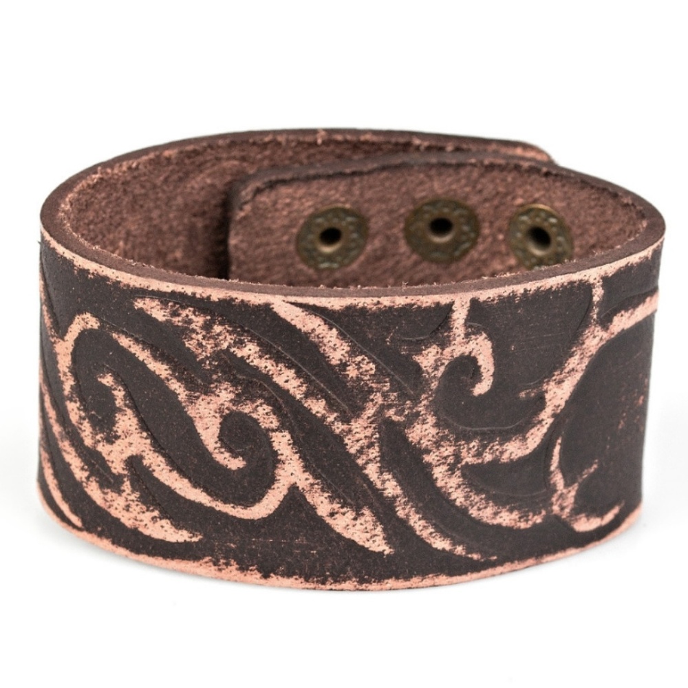 Brown Man Bracelet - Breaking Waves Urban